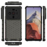 PC a nido d'ape antiurto + custodia per telefono in TPU, For Xiaomi 12S Ultra 5G