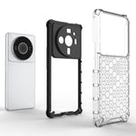 PC a nido d'ape antiurto + custodia per telefono in TPU, For Xiaomi 12S Ultra 5G