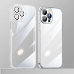Custodia TPU con vetro antigraffio per iPhone 12 e 13
