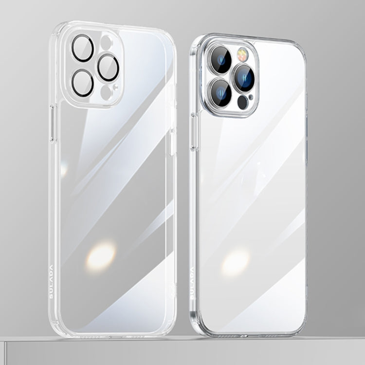 Custodia TPU con vetro antigraffio per iPhone 12 e 13
