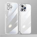 Custodia TPU con vetro antigraffio per iPhone 12 e 13