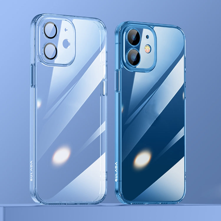 Custodia TPU con vetro antigraffio per iPhone 12 e 13