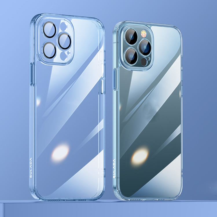 Custodia TPU con vetro antigraffio per iPhone 12 e 13
