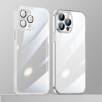 Custodia TPU con vetro antigraffio per iPhone 12 e 13