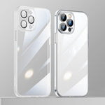 Custodia TPU con vetro antigraffio per iPhone 12 e 13