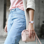 Tracking Locator Nylon Weave Wristband Custodia in TPU anti-smarrimento per Apple Airtag