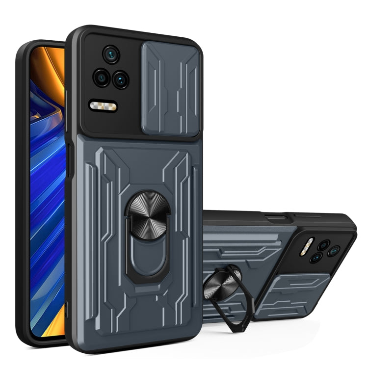 Custodia per telefono con scheda Camshield scorrevole, For Xiaomi Poco F4/Redmi K40S
