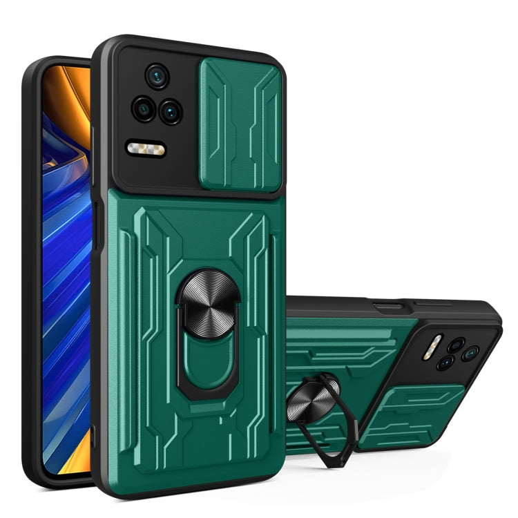 Custodia per telefono con scheda Camshield scorrevole, For Xiaomi Poco F4/Redmi K40S