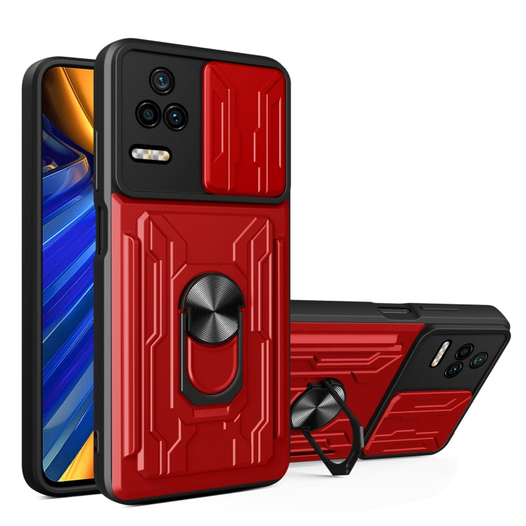 Custodia per telefono con scheda Camshield scorrevole, For Xiaomi Poco F4/Redmi K40S