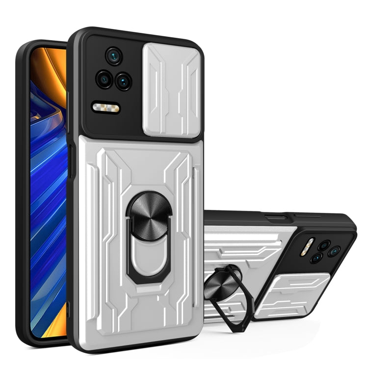 Custodia per telefono con scheda Camshield scorrevole, For Xiaomi Poco F4/Redmi K40S