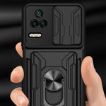Custodia per telefono con scheda Camshield scorrevole, For Xiaomi Poco F4/Redmi K40S