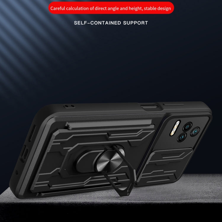 Custodia per telefono con scheda Camshield scorrevole, For Xiaomi Poco F4/Redmi K40S