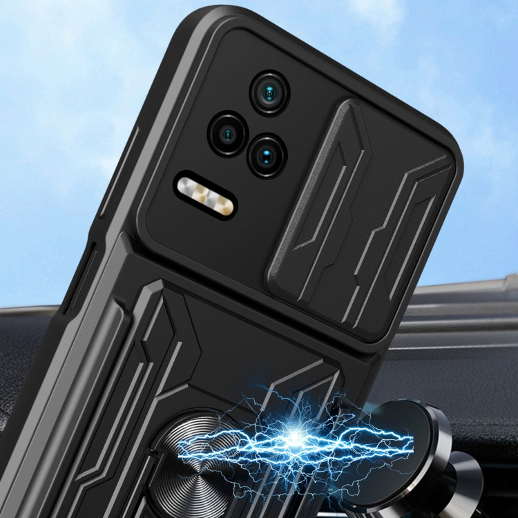 Custodia per telefono con scheda Camshield scorrevole, For Xiaomi Poco F4/Redmi K40S