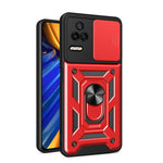 Design della fotocamera scorrevole Custodia per telefono in TPU + PC, For Xiaomi Poco F4/Redmi K40S