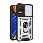 Design della fotocamera scorrevole Custodia per telefono in TPU + PC, For Xiaomi Poco F4/Redmi K40S