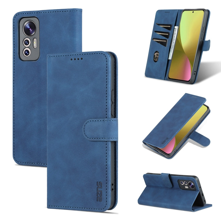 AZNS Skin Feel Calf Texture Flip Custodia in pelle per telefono, For Xiaomi 12 Lite