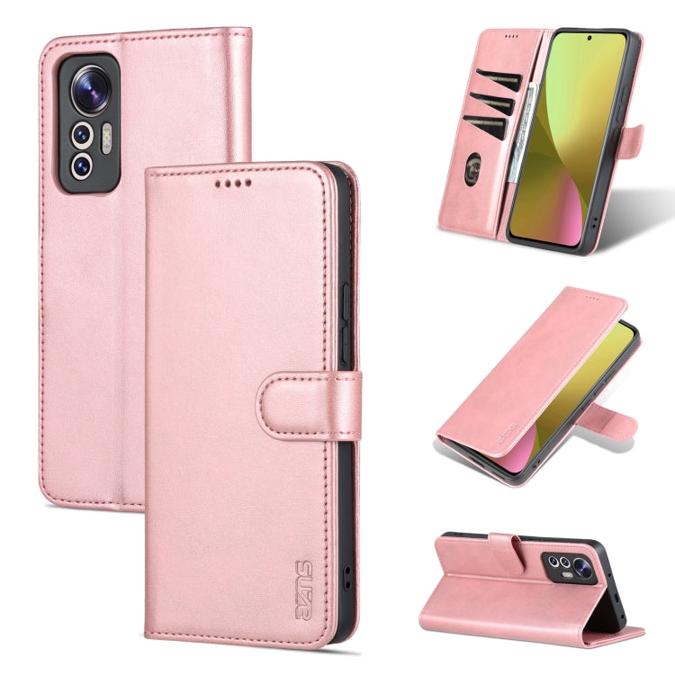 AZNS Skin Feel Calf Texture Flip Custodia in pelle per telefono, For Xiaomi 12 Lite
