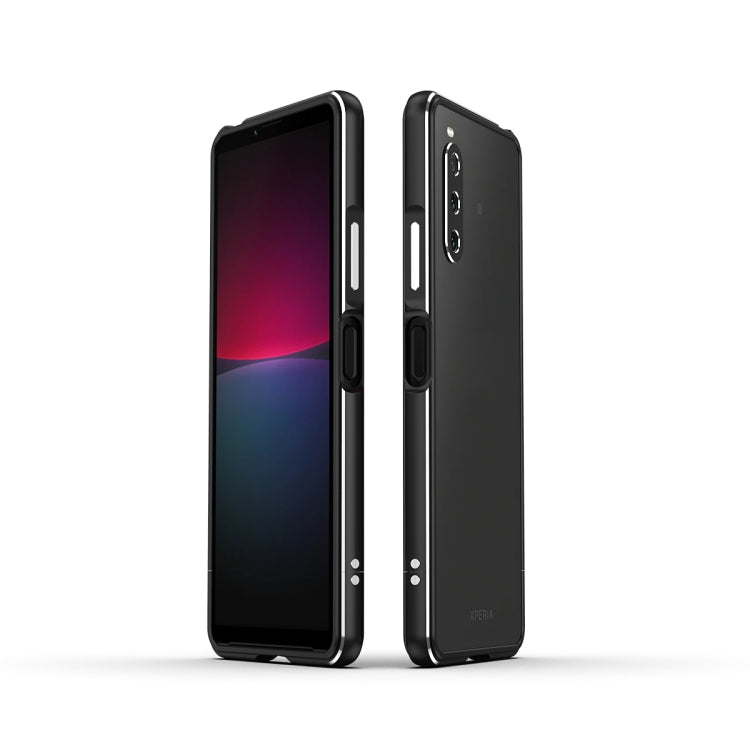 Protezione per obiettivo serie Aurora + custodia protettiva per telefono con struttura in metallo, For Sony Xperia 10 Ⅳ