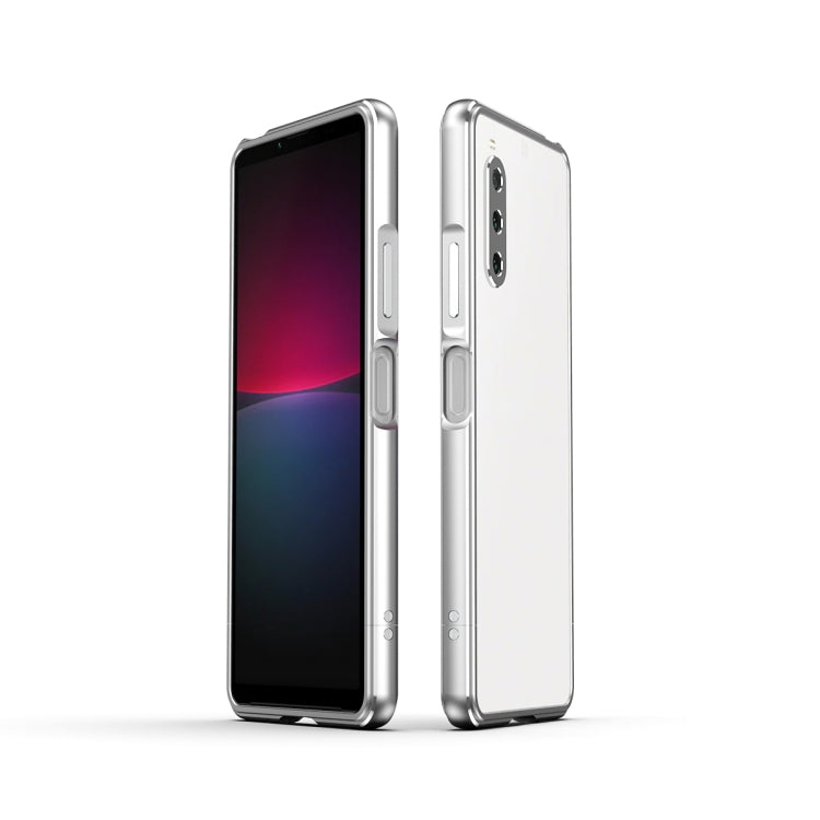 Protezione per obiettivo serie Aurora + custodia protettiva per telefono con struttura in metallo, For Sony Xperia 10 Ⅳ