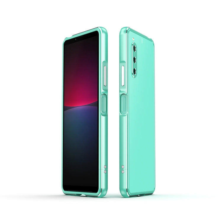 Protezione per obiettivo serie Aurora + custodia protettiva per telefono con struttura in metallo, For Sony Xperia 10 Ⅳ