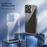 Custodia per telefono antiurto trasparente in TPU + PC, For iPhone 14 Pro Max, For iPhone 14 Pro, For iPhone 14 Plus, For iPhone 14