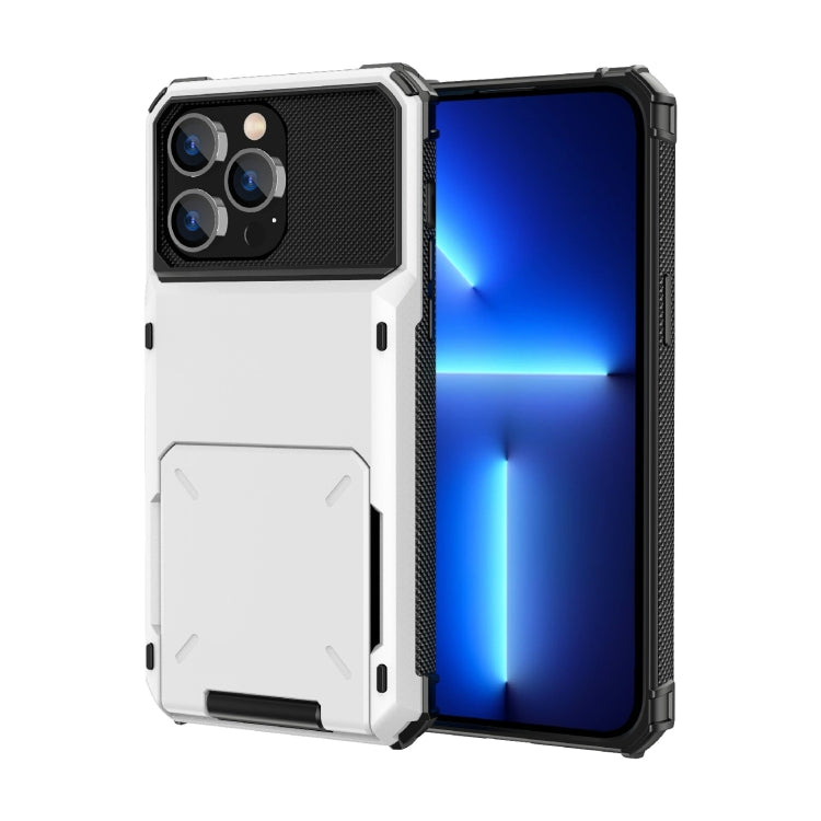Custodia protettiva per armatura robusta antiurto resistente ai graffi con slot per schede, For iPhone 14, For iPhone 14 Plus, For iPhone 14 Pro