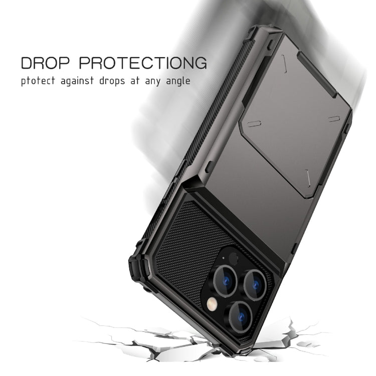 Custodia protettiva con slot carte per iPhone 14 Pro