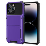 Custodia protettiva con slot carte per iPhone 14 Pro