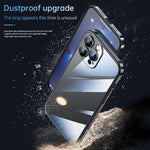Custodia rigida PC con protezione obiettivo per iPhone 13 Pro Max