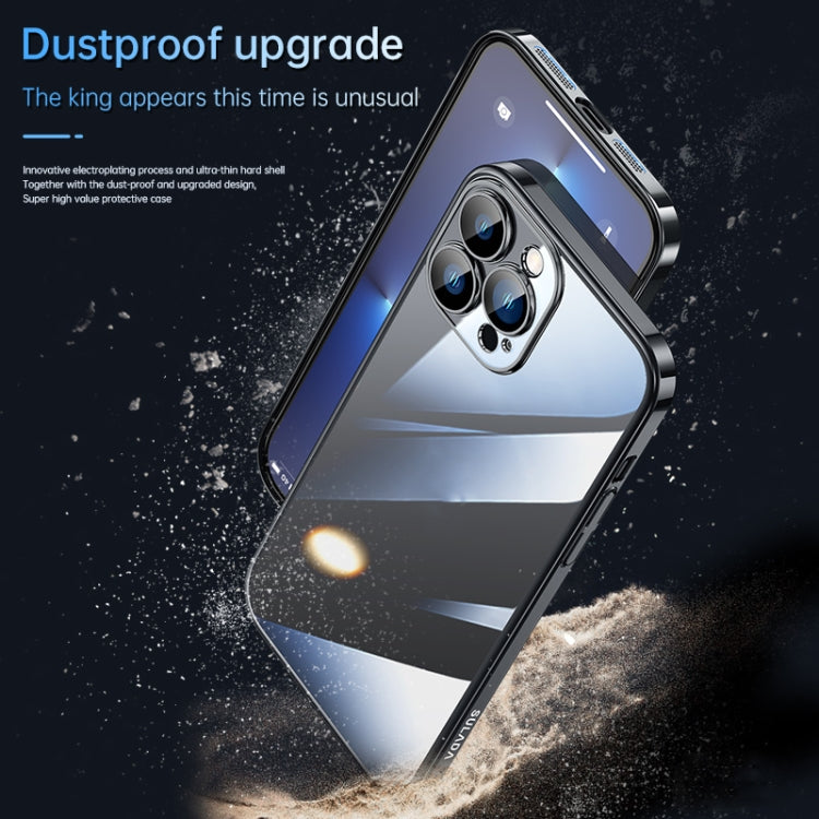Custodia rigida PC con protezione obiettivo per iPhone 13 Pro Max