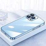 Custodia rigida PC con protezione obiettivo per iPhone 13 Pro Max