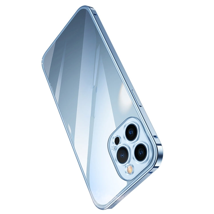 Custodia trasparente con struttura in metallo per iPhone 14