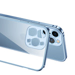 Custodia trasparente con struttura in metallo per iPhone 14
