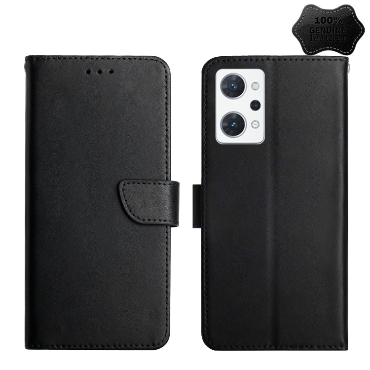 Custodia per telefono flip in vera pelle a prova di impronte digitali, For OPPO Realme C30, For OPPO Reno7 A, For Samsung Galaxy M13