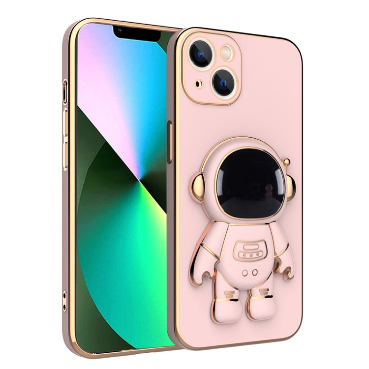 Cassa del telefono del supporto dell'astronauta di placcatura, For iPhone 13 Pro Max, For iPhone 13 Pro