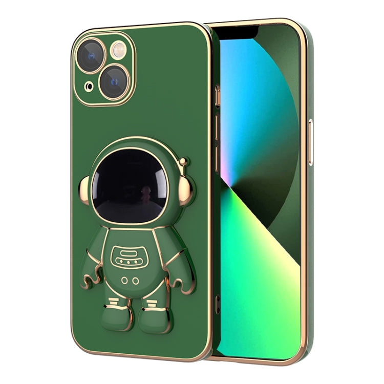 Cassa del telefono del supporto dell'astronauta di placcatura, For iPhone 13 Pro Max, For iPhone 13 Pro