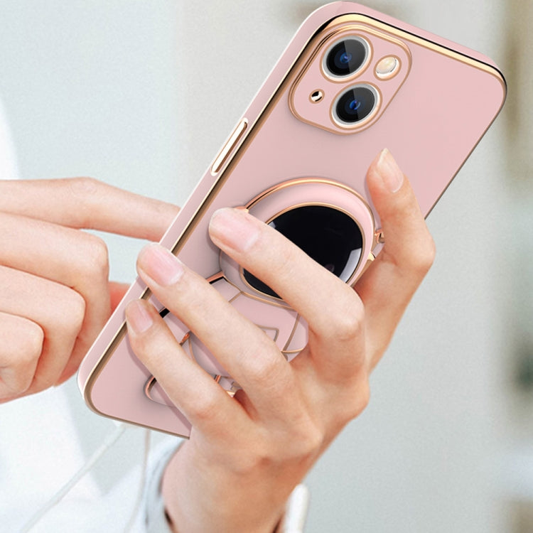 Cassa del telefono del supporto dell'astronauta di placcatura, For iPhone 12, For iPhone 12 mini