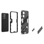 Punk Armor 2 in 1 PC + custodia per telefono antiurto in TPU con supporto invisibile, For OPPO A57 4G Global