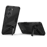 Punk Armor 2 in 1 PC + custodia per telefono antiurto in TPU con supporto invisibile, For OPPO A57 4G Global