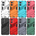 Punk Armor 2 in 1 PC + custodia per telefono antiurto in TPU con supporto invisibile, For OPPO A57 4G Global