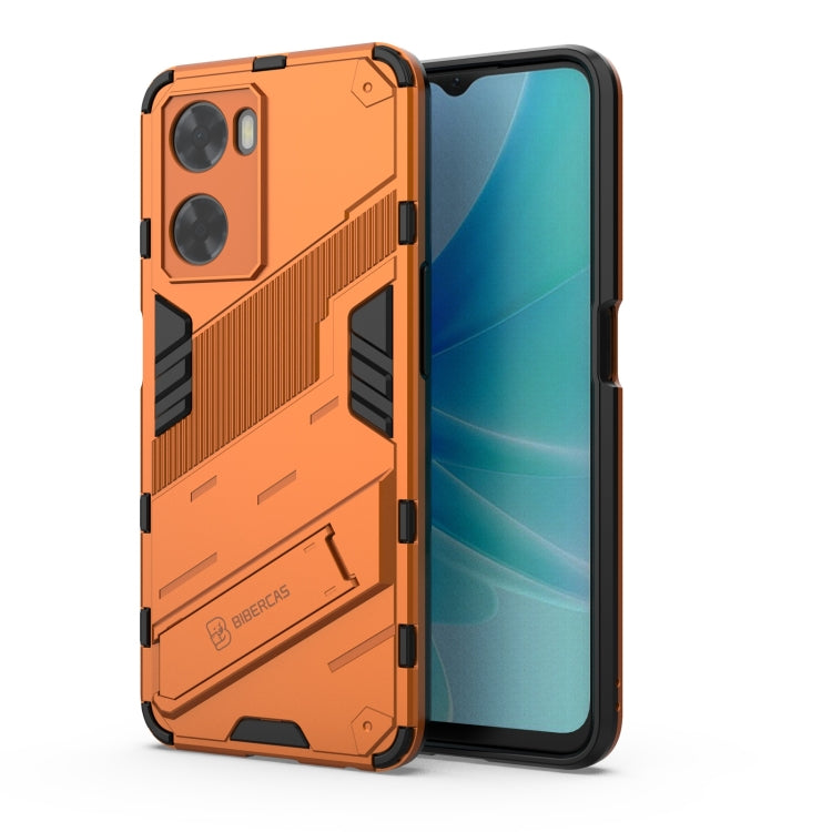 Punk Armor 2 in 1 PC + custodia per telefono antiurto in TPU con supporto invisibile, For OPPO A57 4G Global