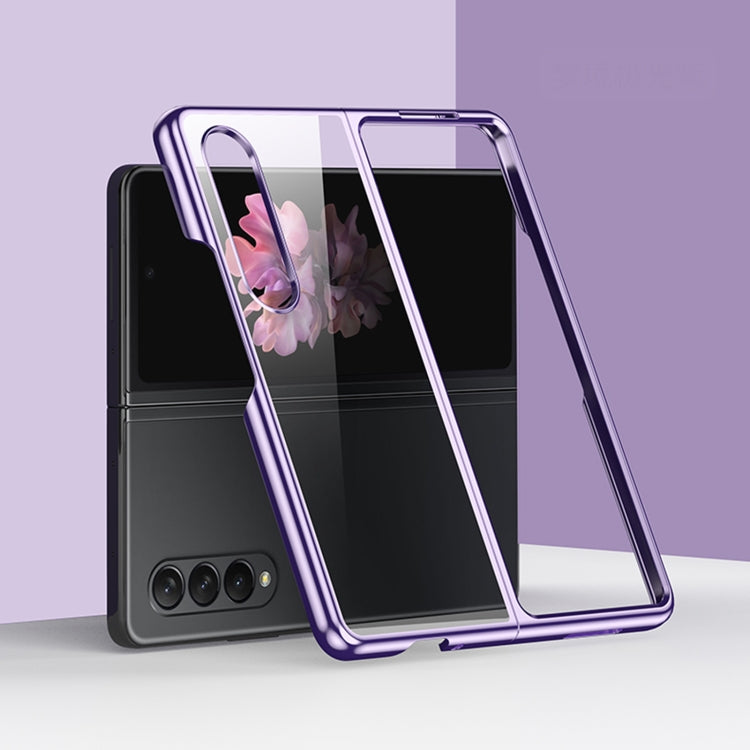 Custodia per telefono antiurto per PC galvanica, For Samsung Galaxy Z Fold4 5G