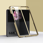 Custodia per telefono antiurto per PC galvanica, For Samsung Galaxy Z Fold4 5G