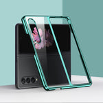 Custodia per telefono antiurto per PC galvanica, For Samsung Galaxy Z Fold4 5G