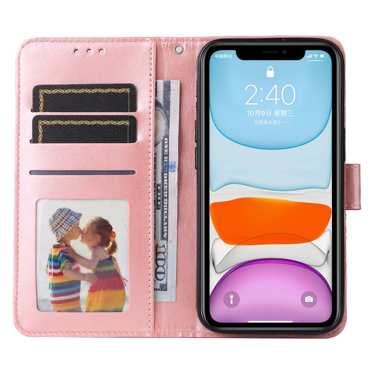 Custodia per telefono in pelle di girasole goffrata, For iPhone 12 mini, For iPhone 12 / 12 Pro, For iPhone 12 Pro Max, For iPhone 11