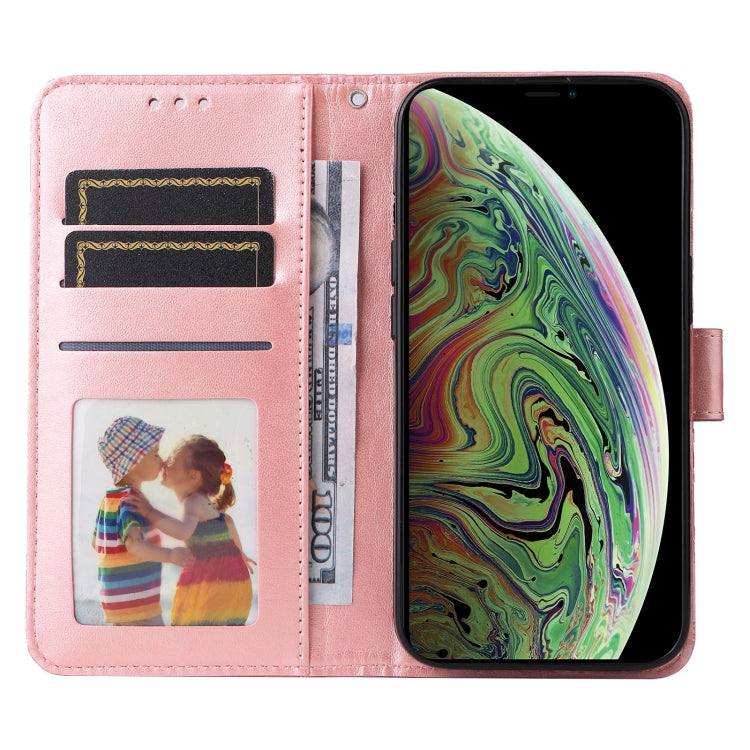 Custodia per telefono in pelle di girasole goffrata, For iPhone XS Max, For iPhone SE 2022 / SE 2020 / 7 / 8, For iPhone 7 Plus / 8 Plus
