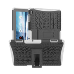 Per Lenovo Tab E10 Tire Texture Custodia protettiva antiurto in TPU + PC con supporto, For Lenovo Tab E10