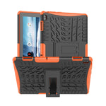 Per Lenovo Tab E10 Tire Texture Custodia protettiva antiurto in TPU + PC con supporto, For Lenovo Tab E10