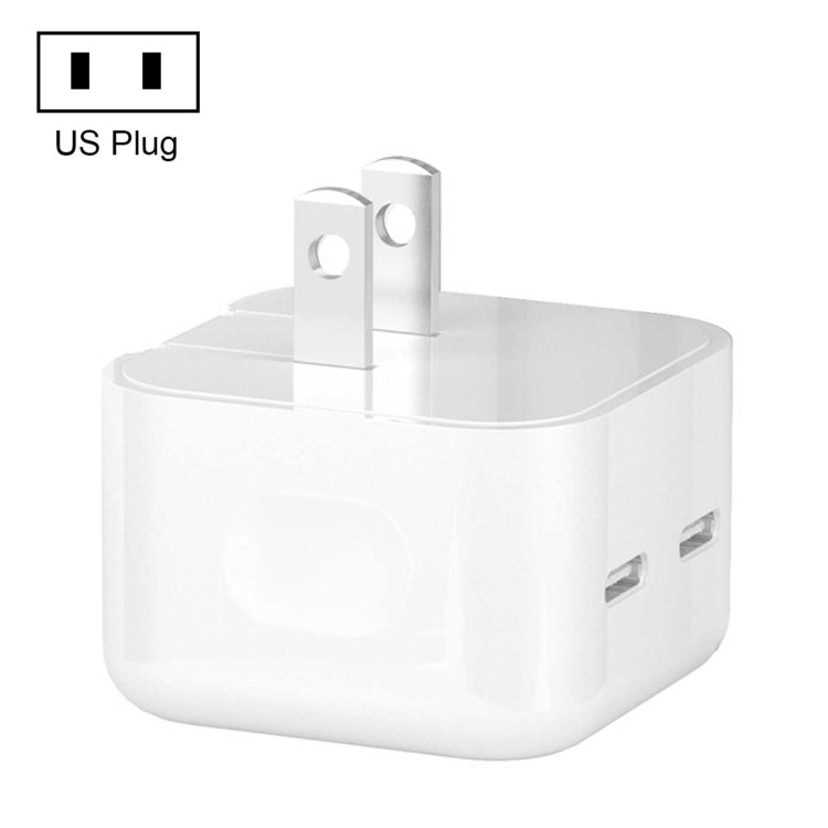 Caricabatterie PD da 50 W con doppia porta USB-C / Type-C, PD 50W EU Plug, PD 50W US Plug