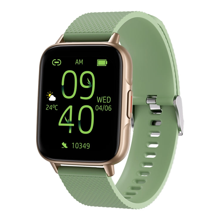 FW02 Orologio intelligente con cinturino in silicone con schermo quadrato da 1,7 pollici supporta la frequenza cardiaca, il monitoraggio dell'ossigeno nel sangue